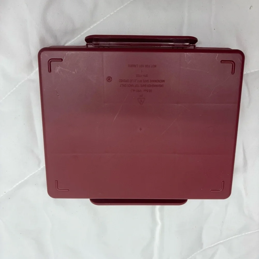 New Target DealWorthy Snack Box with 8 compartments - Red - lunch or snack box